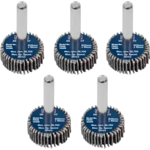 Image of Sealey Flap Wheels Pack Of 5 25mm 10mm 40g