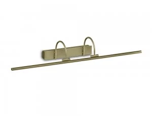 Image of Wall Lamp, Picture Light, 18W, 3000K, 1257lm, Antique Brass