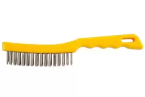 Image of Power-TEC 91371 Stainless Steel Wire Brush - Contoured Handle