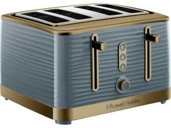 Image of Russell Hobbs Inspire Brass 4 Slice Toaster