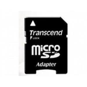 Image of Transcend 8GB MicroSDHC Flash Card with Adaptor (Class 10) TS8GUSDHC10