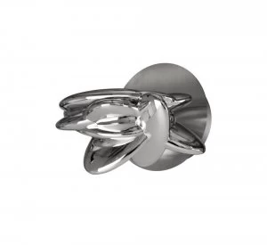 Image of Wall Light 1 x 6W LED 3000K, 500lm, Chrome