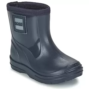 Image of BOSS MELODY boys's Childrens Wellington Boots in Blue,9.5 toddler
