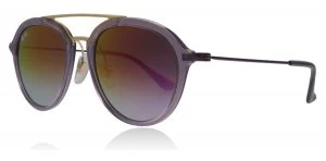Image of Ray-Ban Junior RJ9065S Sunglasses Transparent Violet 7036A9 48mm