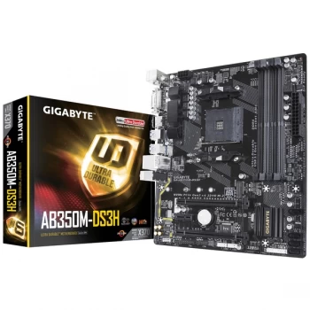 Image of Gigabyte GA-AB350M-DS3H AMD X370 Socket AM4 microATX motherboard