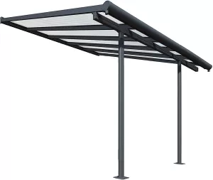 Image of Palram Palram Sierra Patio Cover 3X3.05 Grey Clear