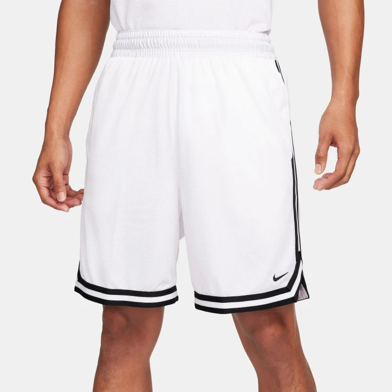 Image of Nike DNA Dri-FIT 8 Basketball Shorts Mens White/Black male S