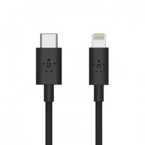 Image of Belkin F8J239BT04-BLK USB cable 1.2 m USB C Black