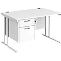 Image of Dams International Desk MC12P2WHWH 1,200 x 800 x 725 mm