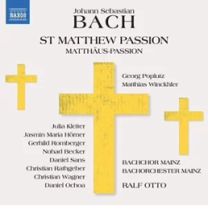 Image of Johann Sebastian Bach St Matthew Passion/Matthaus-Passion by Johann Sebastian Bach CD Album