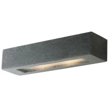 Image of Fan Europe Lighting - Fan Europe Candida - Concrete wall lamp Grey, E14