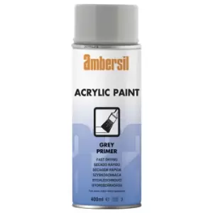 Image of Ambersil 20189-AA Acrylic Paint Grey Primer 400ml