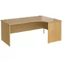 Image of Dams International Left Hand Ergonomic Desk MP18ERO 1,800 x 1,200 x 725 mm