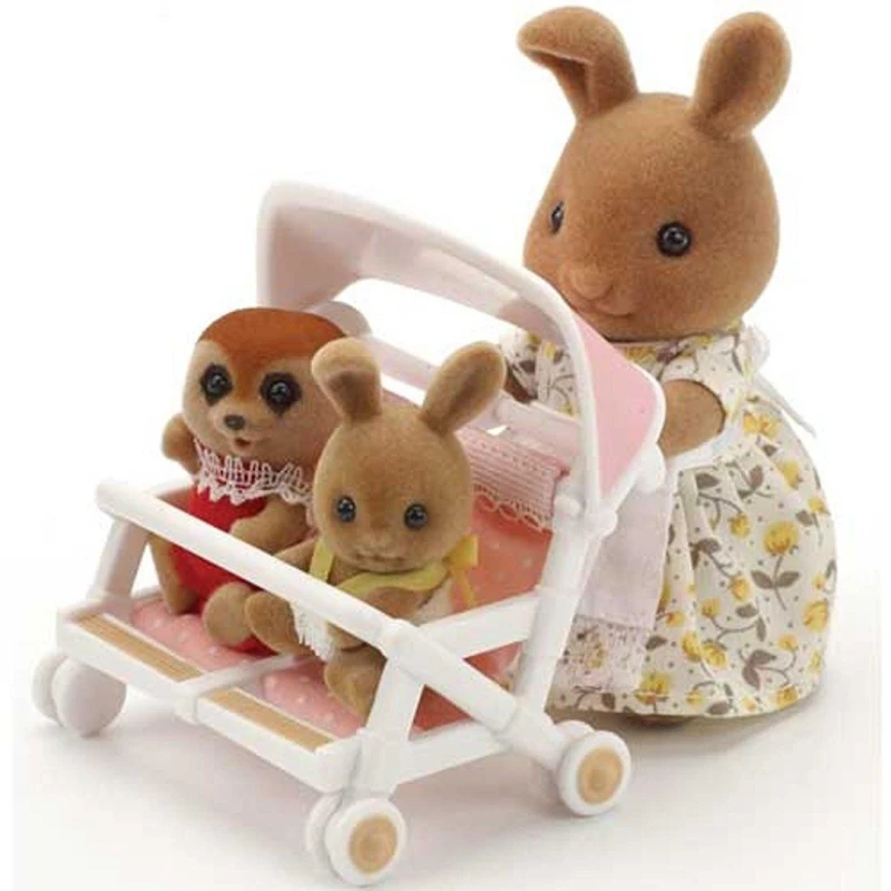 Image of Sylvanian Families Double Pushchair Multi unisex