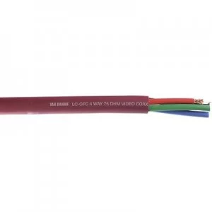 Image of AV cable Red VanDamme 268 315 020