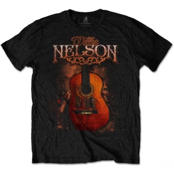 Image of Willie Nelson - Trigger Unisex Medium T-Shirt - Black