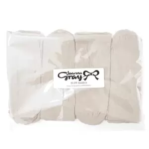 Image of Joanna Gray Womens/Ladies Anklets (10 Pairs) (One Size) (Chiffon)