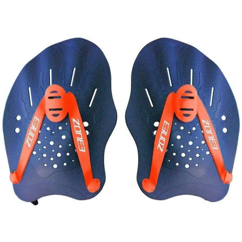 Image of Zone3 Hand Paddles Ergo Blue Orange