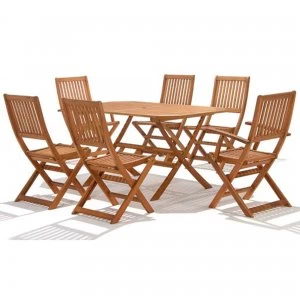 Image of Robert Dyas Country Hardwood Outdoor Table - 150cm