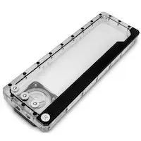 Image of EK Water Blocks EK-Quantum Kinetic FLT 360 D5/DDC Body D-RGB Reservoir - Plexi