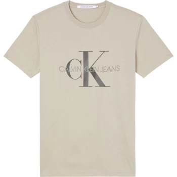 Image of Calvin Klein Jeans Monogram T Shirt - Crockery PBF