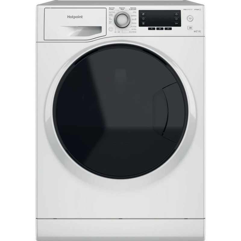 Image of Hotpoint NDD 10748 DA UK 10Kg / 7Kg Washer Dryer with 1400 rpm - White - C Rated [Wash&Dry], A Rated [Wash Only]