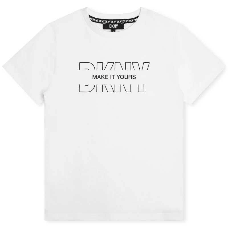 Image of DKNY Lgo Tee - White White One Size