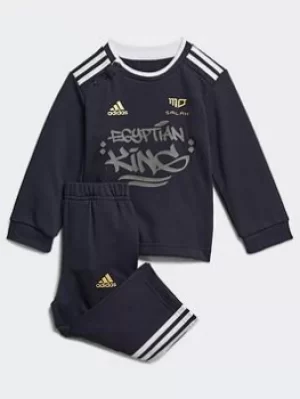 Image of Boys, adidas Mo Salah Set, Blue/Gold/White, Size 2-3 Years