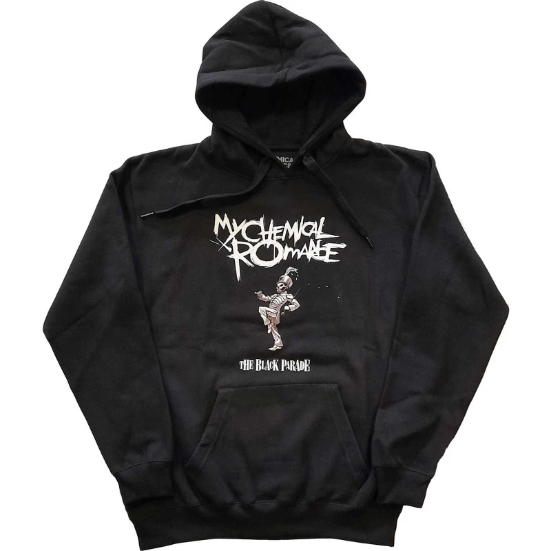 Image of My Chemical Romance My Chemical Romance Men The Black Parade Cover Hoodie Size: large Black L Male 5063300407325