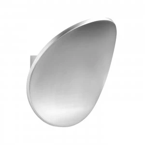 Image of 1 Light Indoor Wall Uplighter Polished Aluminium