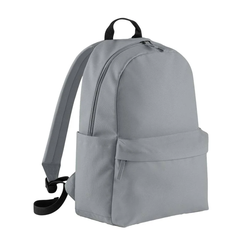 Image of Bagbase Mens Premium Backpack One Size in Mid Grey Mid Grey Male