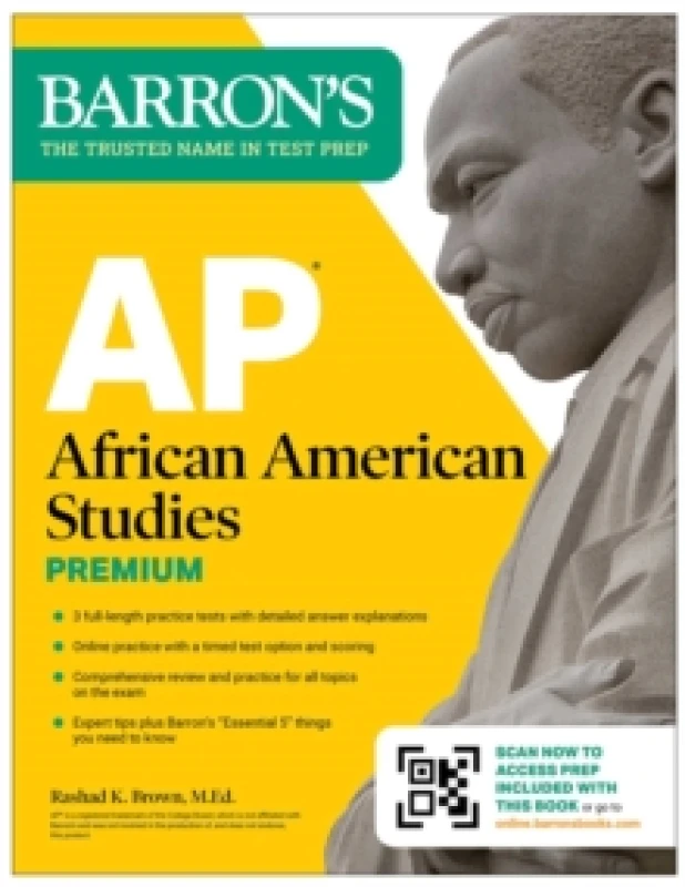 Image of AP African American Studies Premium, First Edition: Prep Book with 3 Practice Tests + Comprehensive Review + Online Practice (2026) Paperback / softba