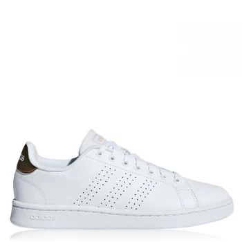 Image of adidas Advantage Womens Cloudfoam Trainers - Cloud White / Cloud White / Co