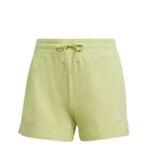 Image of adidas Essential 3 Stripe Shorts - Green