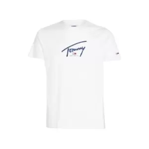 Image of Tommy Jeans Tjm Signature Psychedellic Tee - White