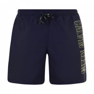 Image of Calvin Klein Calvin Intense Power Logo Swim Shorts - Navy 445