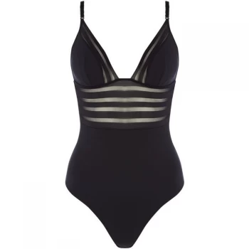 Image of Heidi Klum Nightshade Fling Bodysuit - Black