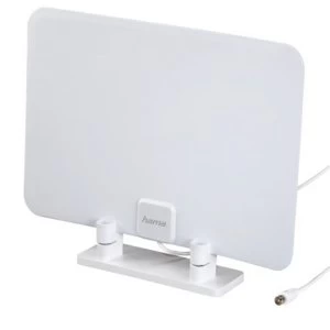 Image of Hama Indoor Antenna DVB-T/DVB-T2, Perf. 15, ultra-slim, passive, blche