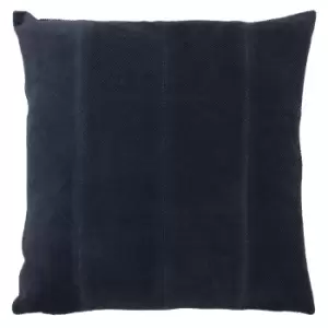 Image of Jagger Ribbed Corduroy Cushion Navy Blue, Navy Blue / 45 x 45cm / Cover Only