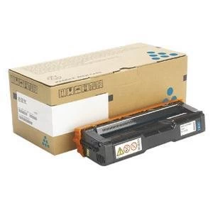 Image of Ricoh 407717 Cyan Laser Toner Ink Cartridge