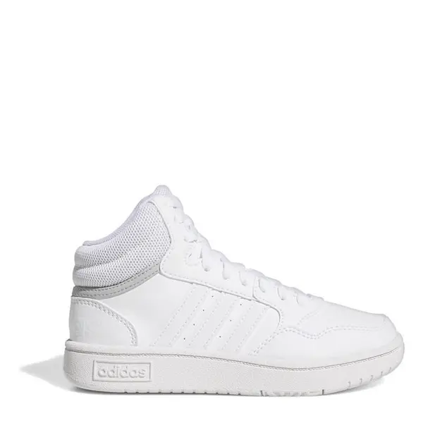 Image of adidas Hoops Mid Shoes Juniors - White C10
