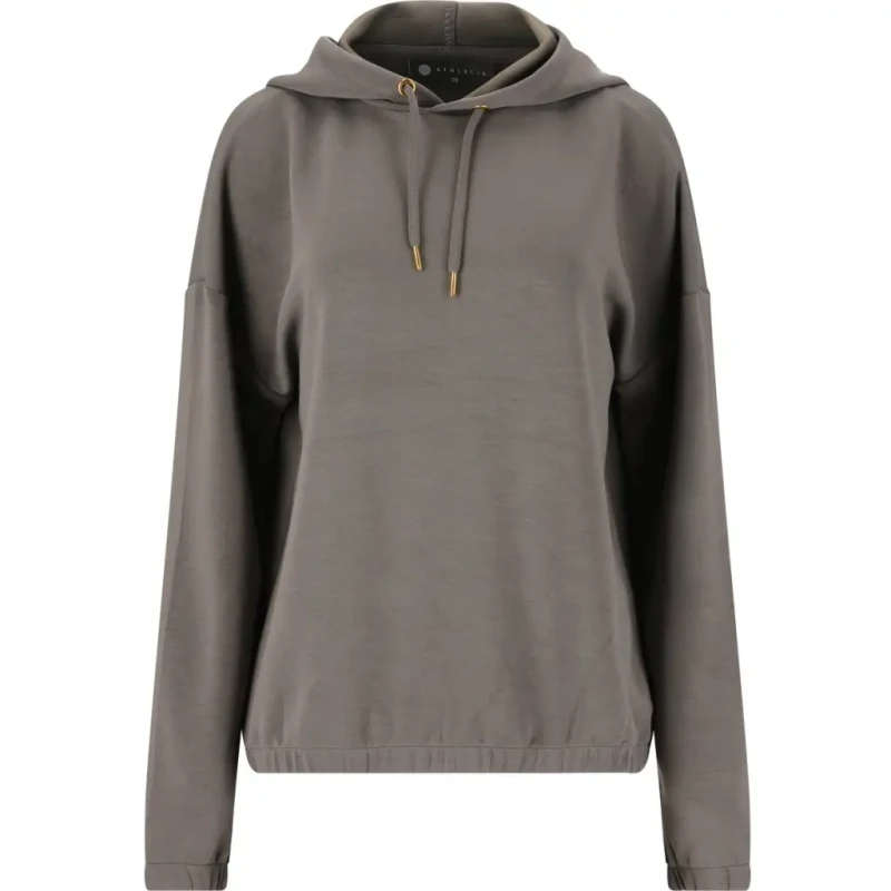 Image of Athlecia Womens hooded sweatshirt Athlecia Namier Gris Female 36 EA211395-1013