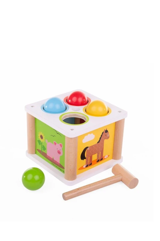 Image of Bigjigs Toys Tap Tap Ball Toy Multi unisex