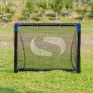 Image of Sondico Steel Football Goal - Black/Blue