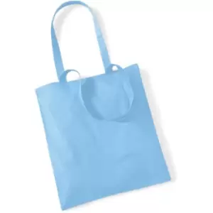 Image of Westford Mill Promo Bag For Life - 10 Litres (One Size) (Sky Blue) - Sky Blue