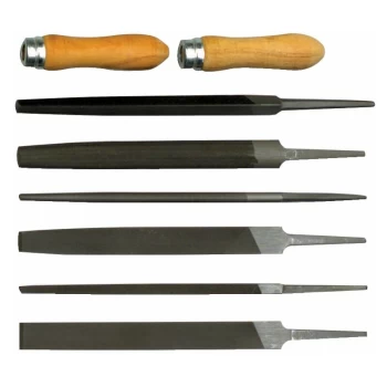 Image of 8' (200MM) Second Cut Engineers File Set-8Pce - Kennedy