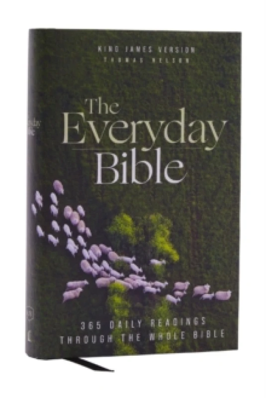 Image of KJV, The Everyday Bible, Hardcover, Red Letter, Comfort Print. Hardback. By Thomas Nelson Books