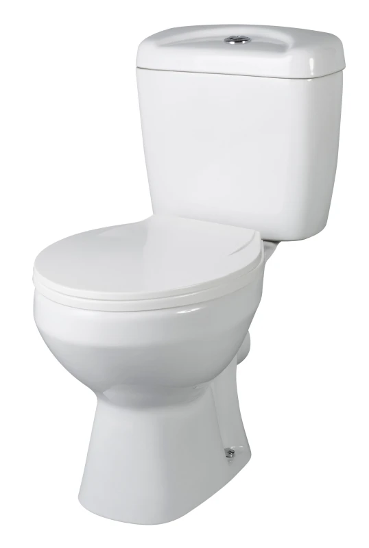 Image of Balterley Toilet Pan & Cistern with Seat Included, 748mm x 382mm, White White