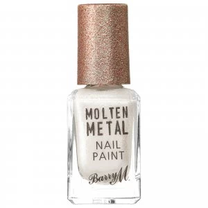 Image of Barry M Cosmetics Molten Metal Nail Paint (Various Shades) - Ice Queen