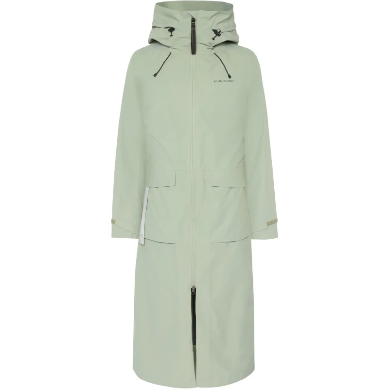 Image of Didriksons Womens long parka Didriksons Nadja 4 Vert Female 36